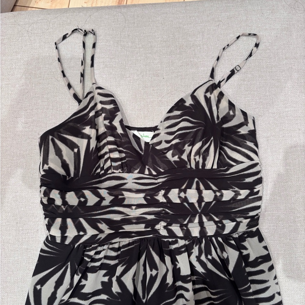 Staring at Stars Tropical Flowy Mini Dress with Spaghetti Straps Size 0 - Picture 4 of 7